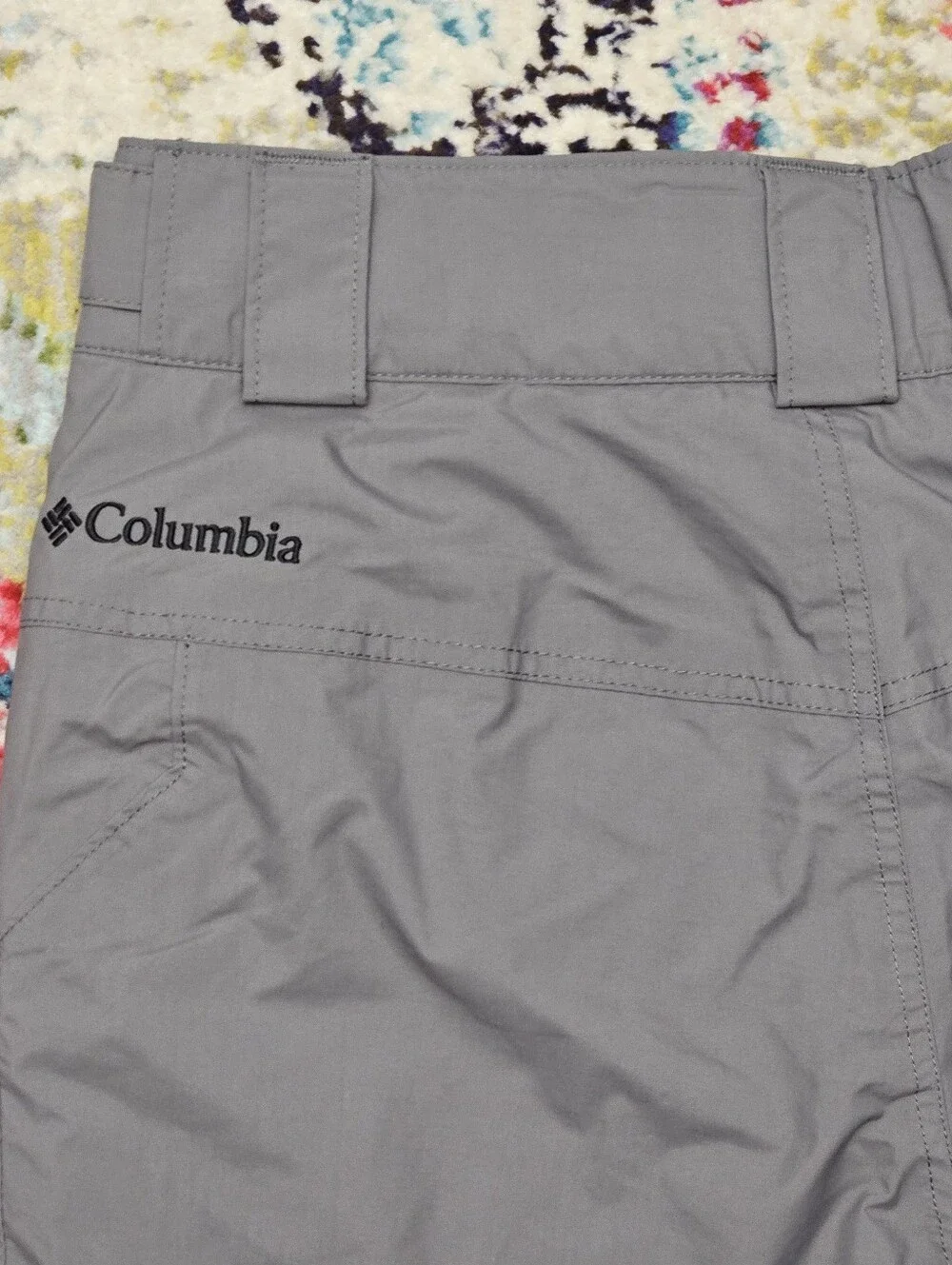 Columbia Mens Small Gray Snow Bugaboo Omni-Tech Skiing Pants